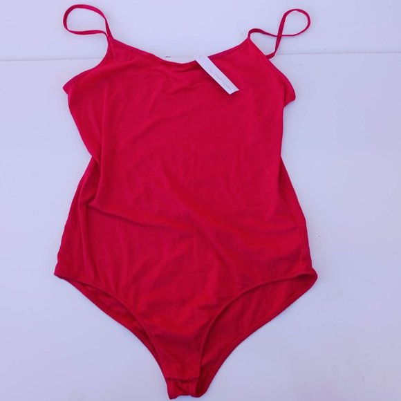Active Basic Size L Red Women's Swim Suit - Picture 2 of 10